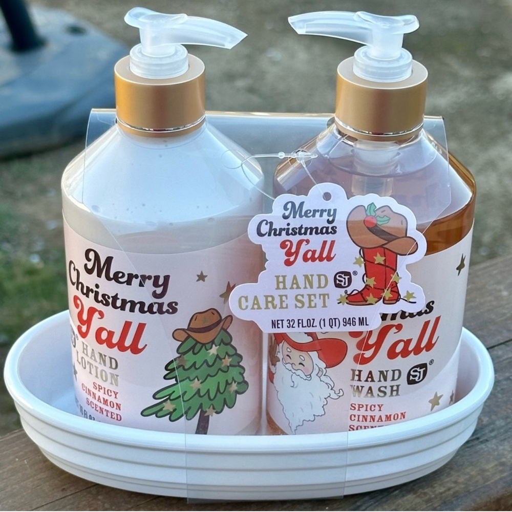 Hand Care Set White and Gold NEW